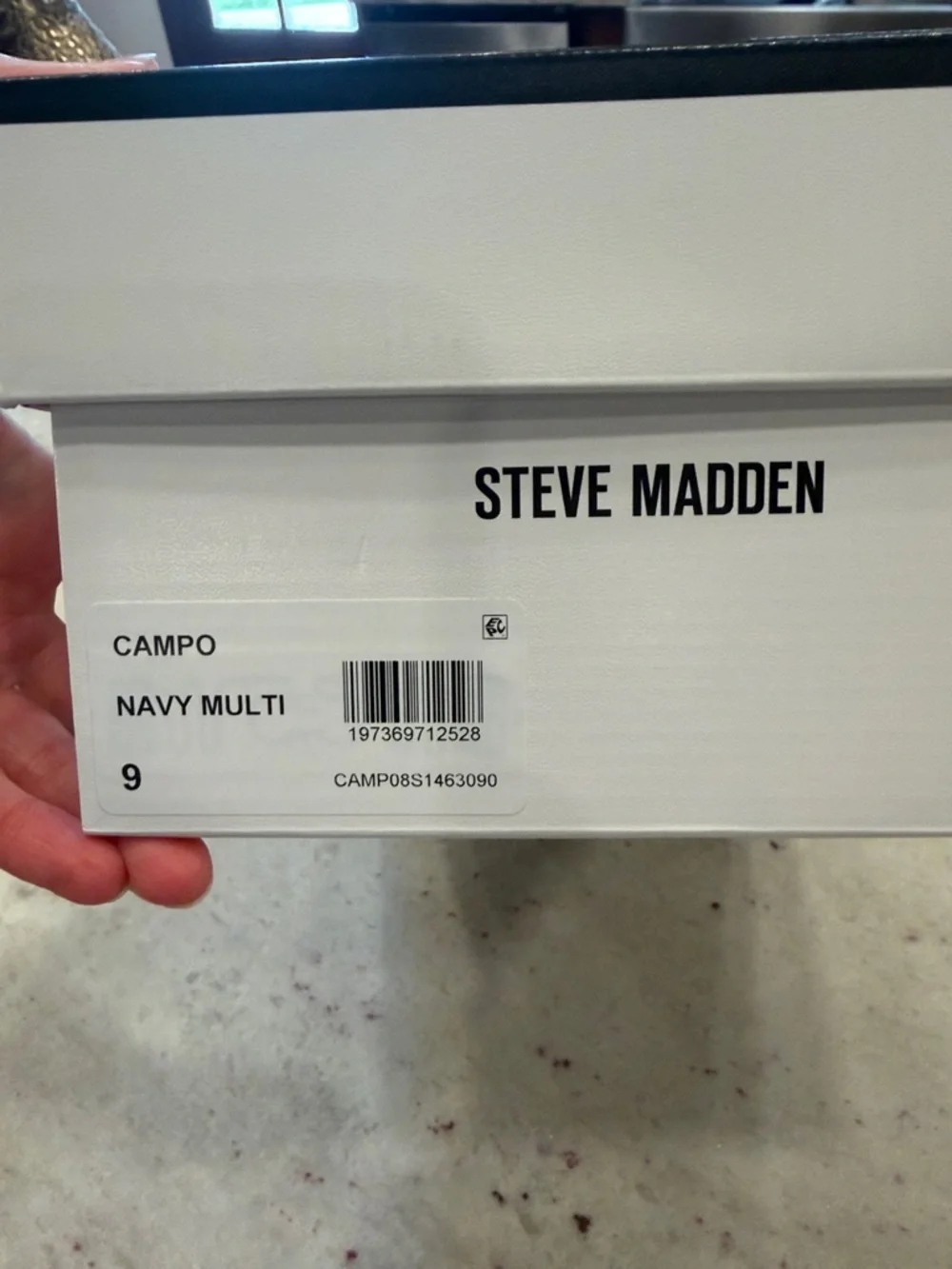 Steve Madden Navy and White Women’s Campo Sneaker Sz 9 - Picture 16 of 16